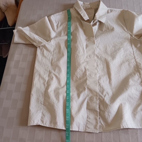 COS 100% Cotton Snap Button Cront Blouse - Picture 11 of 11